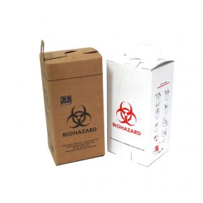 Картонный контейнер для острых предметов