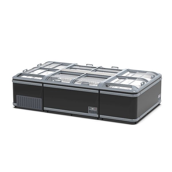 Классическая островная морозильная камера с дверцей Up&Down