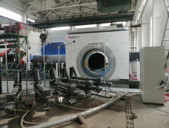 Steel elbow 3PE anti-corrosion production line