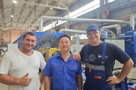 Специалисты Huashida обеспечивают запуск 3PE-линии в России