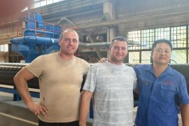 Российская компания запустила дробеструйную линию 3PE «Хуашида»