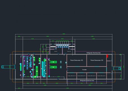 Генеральный план линии убоя производительностью 3000 птиц в час