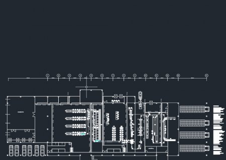 Общая схема линии убоя 4000BPH
