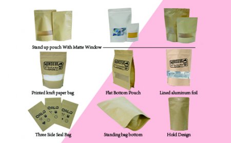 Stand Up Pouch with window