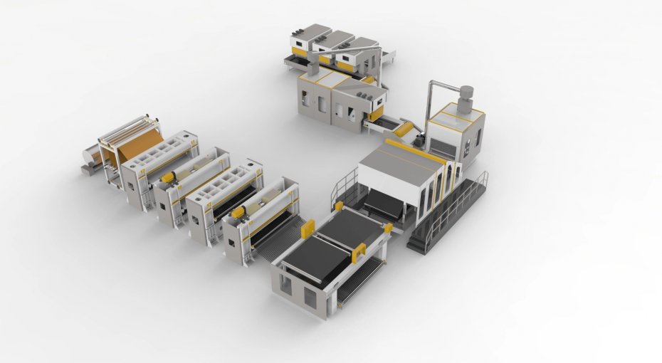 Линия по производству иглопробивного войлока