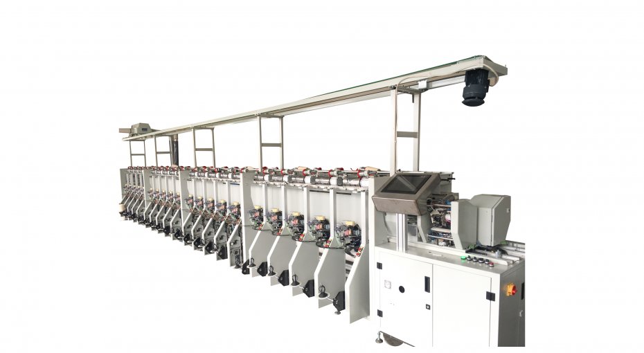 КОНУСНАЯ НАМОТКА ПРЯЖИ Автоматическая конусная моталка для мягкой и жесткой пряжи