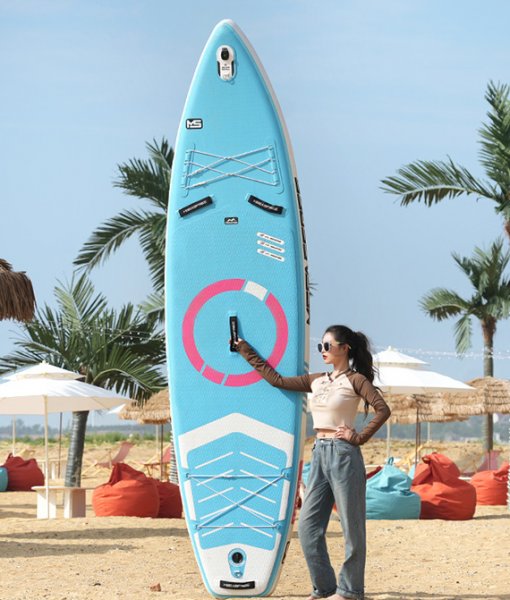 Надувная цветная доска (синяя)