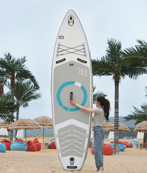 Надувная цветная доска (серая)