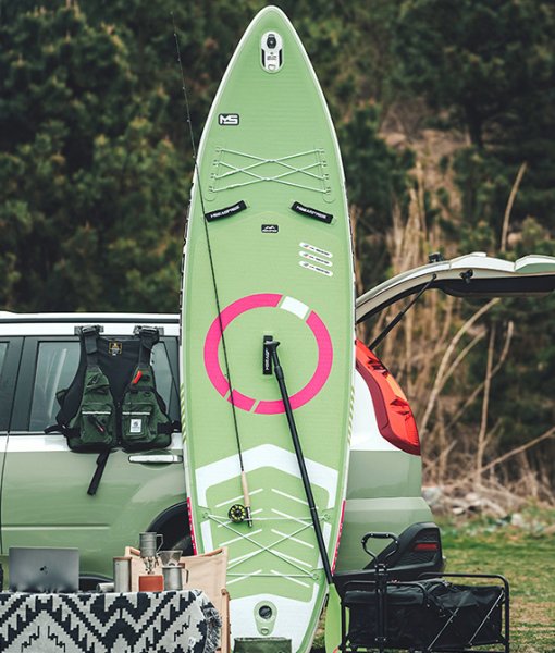 Надувная цветная доска (зеленая)