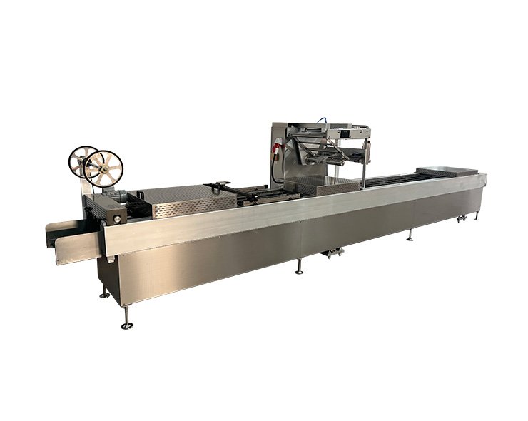 Полностью автоматическая вакуумная упаковочная машина в стретч-пленку