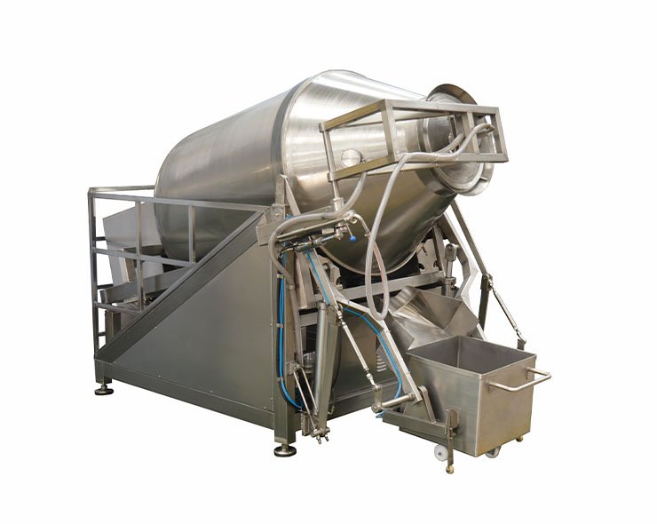 Гидравлическая вакуумная галтовочная машина