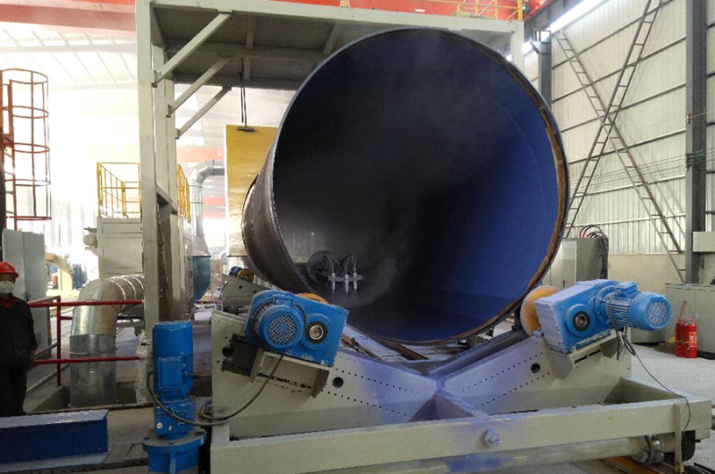 Устройство для электростатического напыления порошка на внутреннюю стенку стальной трубы FBEN