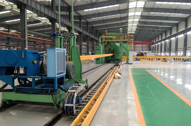 Устройство дробеструйной очистки внутренней стенки стальной трубы QGWP