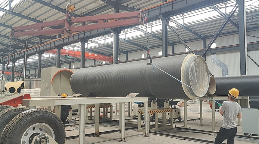 Линия по производству труб с полиуретановой изоляцией методом напыления (400-1820 мм)