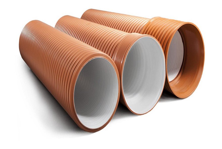 Двухслойные дренажные и канализационные трубы