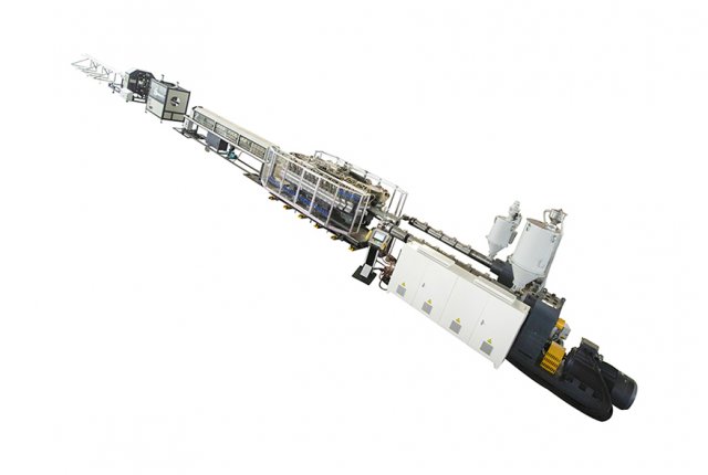 Высокоскоростная линия для производства гофротруб