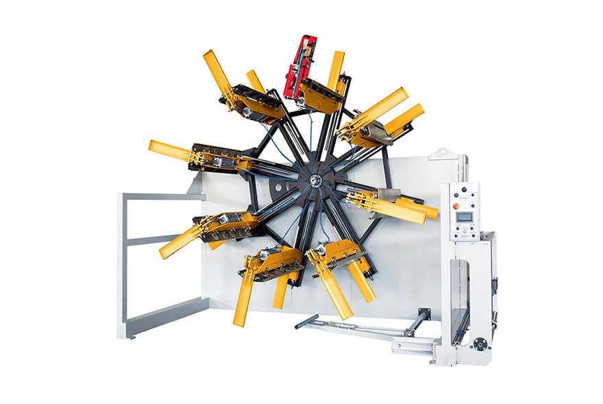 Двухпозиционный намотчик труб