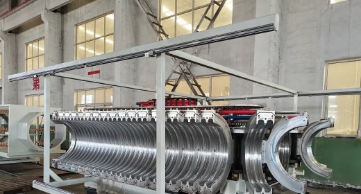 Рассмотрим характеристики линии по производству гофротруб из полиэтилена