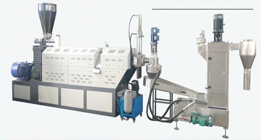 Однокаскадный гранулятор с водокольцевой резкой