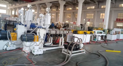 Технологический процесс формования двустенной гофрированной трубы