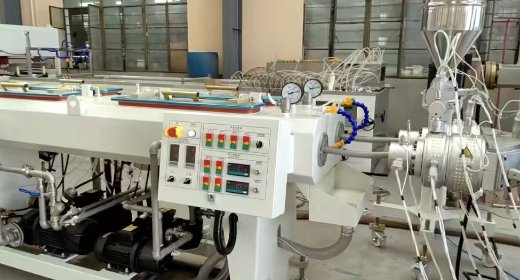 Экструзионная линия по производству двойных труб из ПВХ