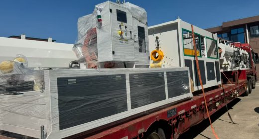 Линия по производству трехслойных полипропиленовых труб отгружена в Казахстан.