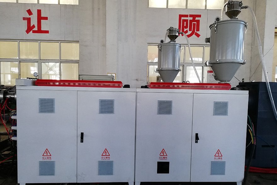 HDPE double wall corrugated pipe extrusion line