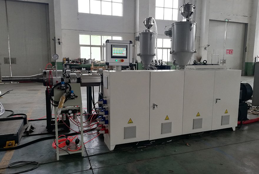 HDPE double wall corrugated pipe machine HDPE double wall corrugated pipe machine