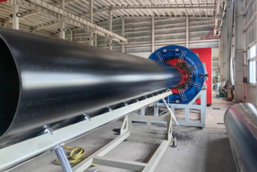PE outer jacket pipe production line PE outer jacket pipe production line