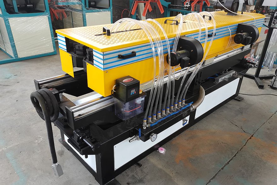 Single wall corrugated pipe extrusion line Single wall corrugated pipe extrusion line
