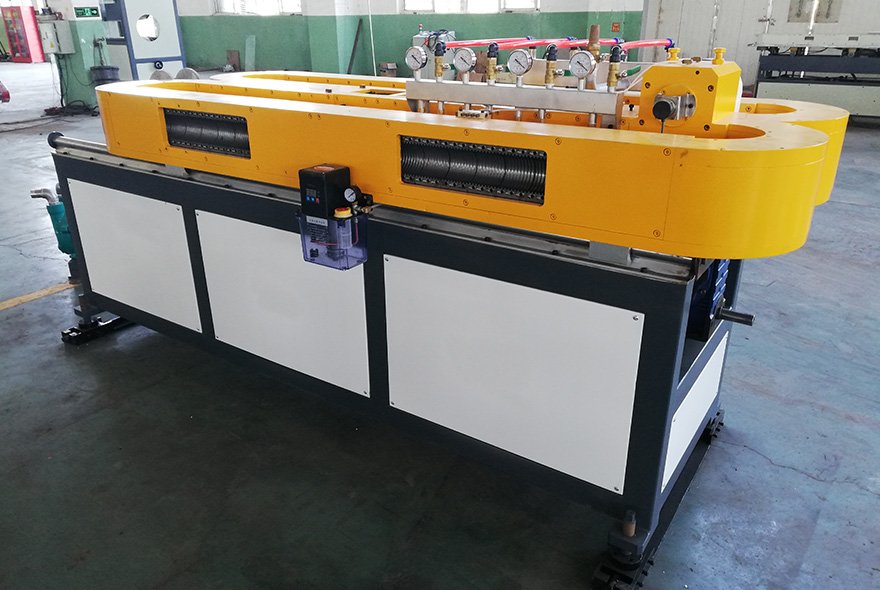 Single wall corrugated electrical conduit production line Single wall corrugated electrical conduit production line