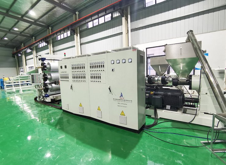 Машина для производства листов из ТПЭ, экструзионная линия для производства листов из ПП