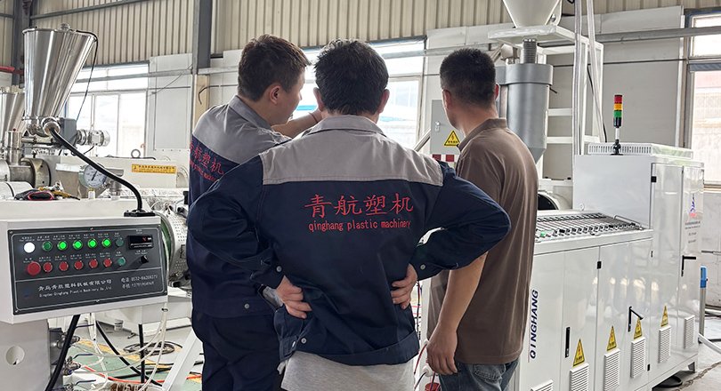 Линия по производству полиэтиленовых труб на Филиппины