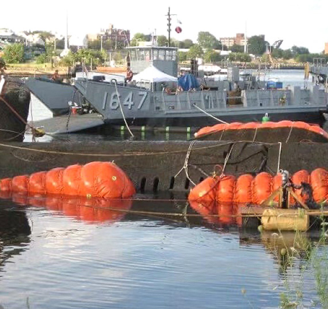 Подводный воздушный подъемный мешок