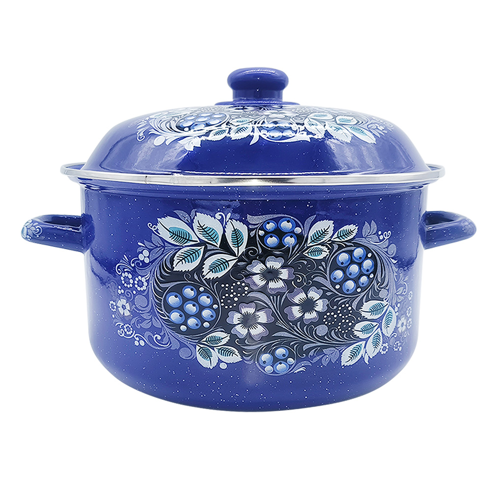 ЭМАЛИРОВАННАЯ КАСТРЮЛЯ В НАБОРЕ 18-26СМ 5 ПРЕДМЕТОВ