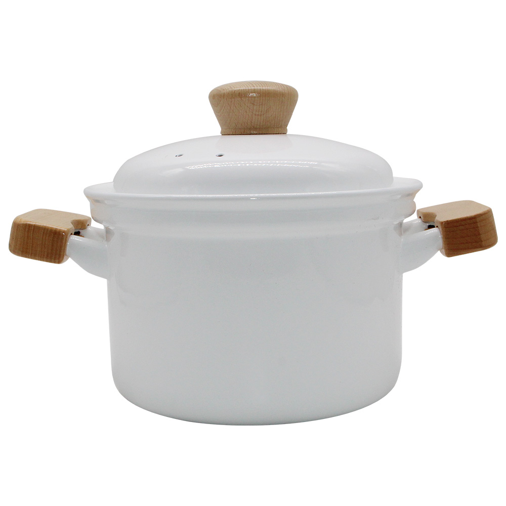 ЭМАЛИРОВАННАЯ КАСТРЮЛЯ ЦИЛИНДРИЧЕСКАЯ 20 / 22 / 24 СМ