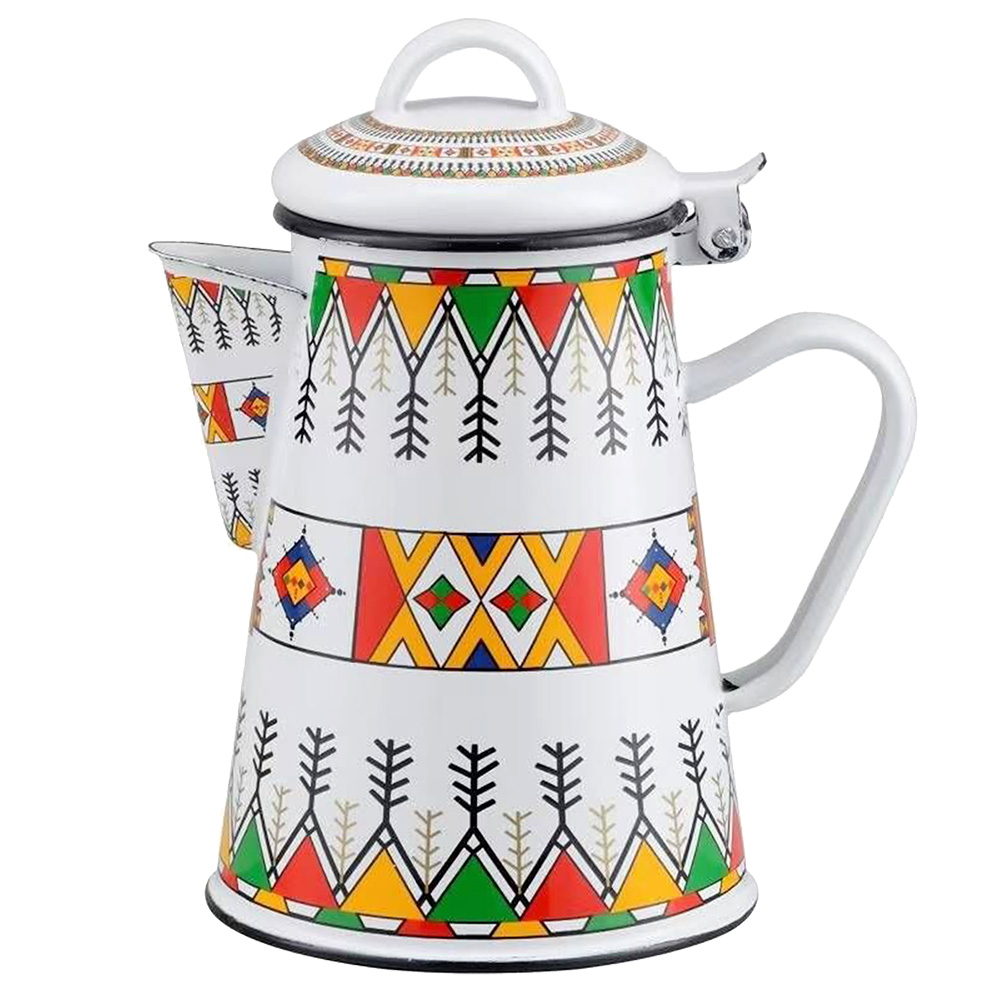 ЭМАЛИРОВАННЫЙ ЧАЙНИК GHR023 ПО АРАБСКОМУ СТИЛЮ