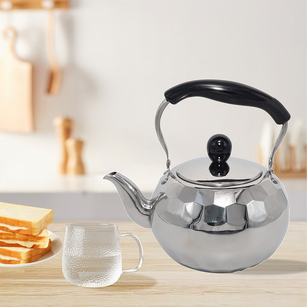 ЧАЙНИК ИЗ НЕРЖАВЕЮЩЕЙ СТАЛИ С АЛМАЗНЫМ БЛЕСКОМ