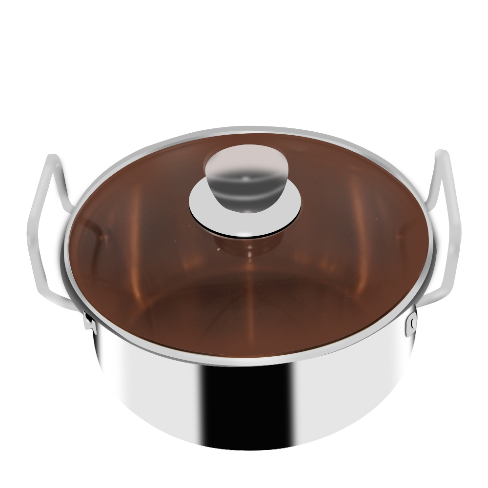 КАСТРЮЛЯ ИЗ НЕРЖАВЕЮЩЕЙ СТАЛИ 16-24 СМ 