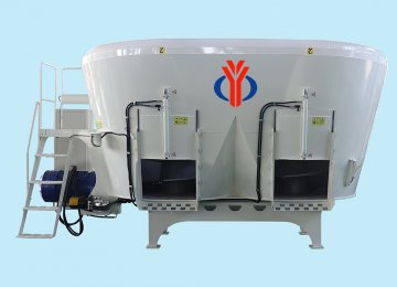 Стационарный двухшнековый смеситель TMR