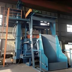 Metal track type shot blasting machine