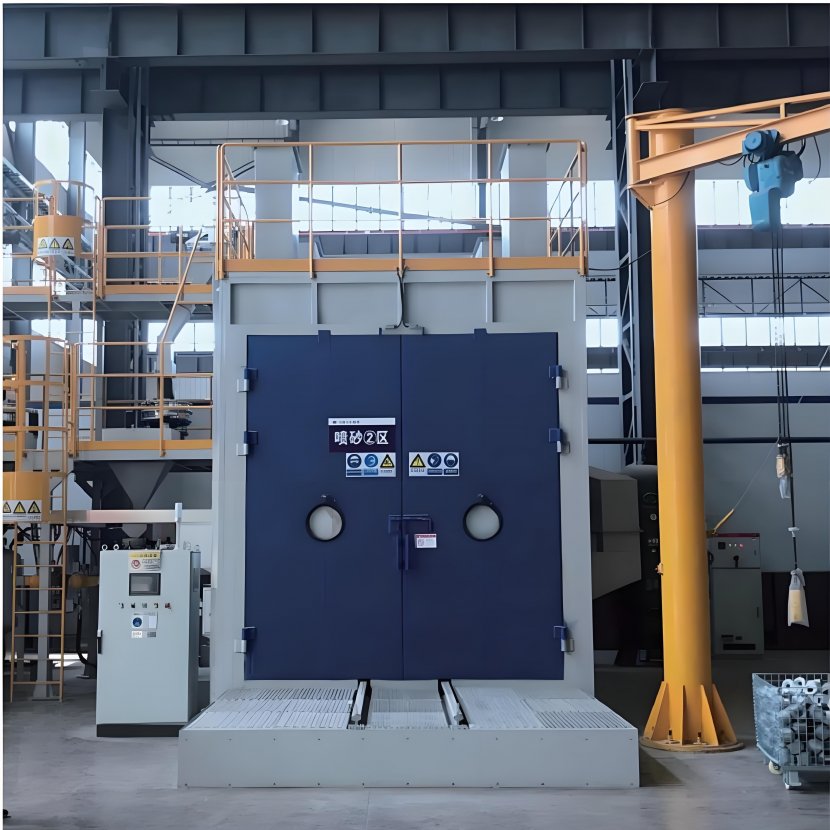 Sandblasting room