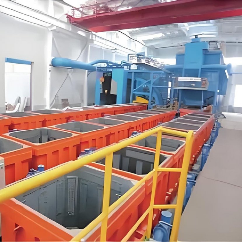 Lost foam casting production line
