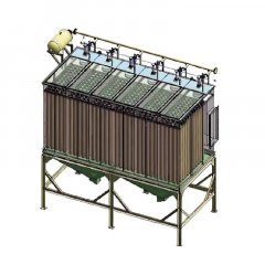 PPW series of pulse gas box chamber blowback bag filter