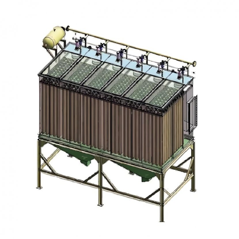 PPW series of pulse gas box chamber blowback bag filter