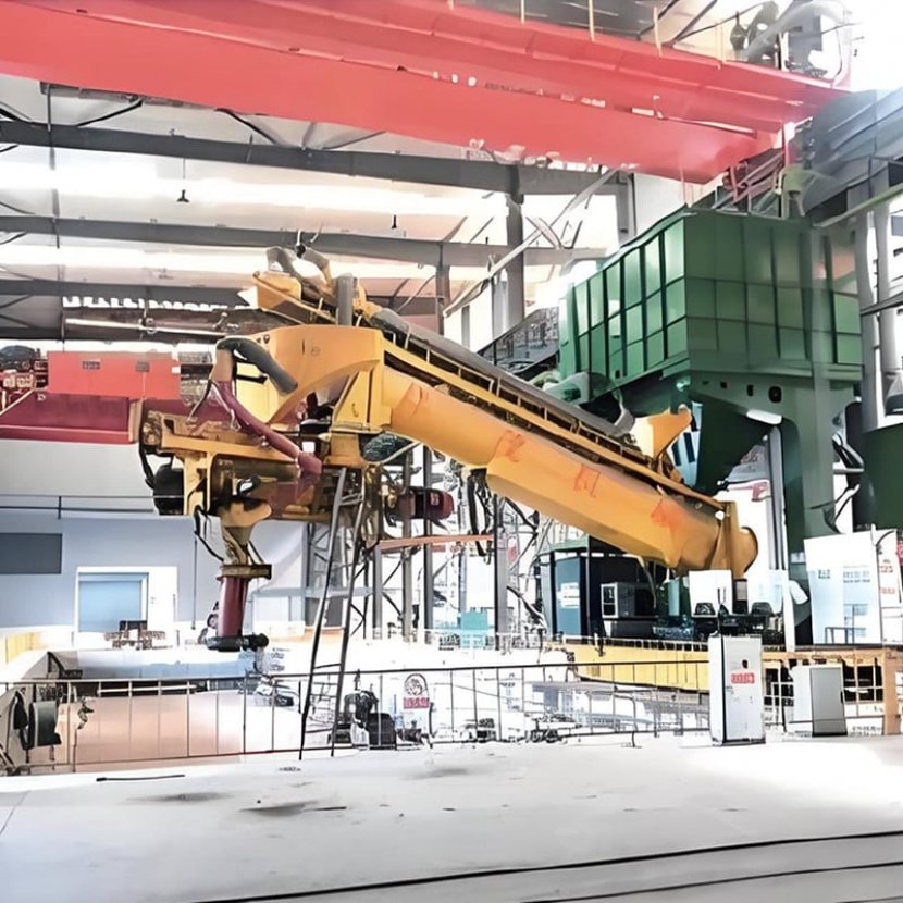 Resin sand production line process
