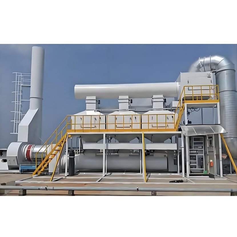 Activated carbon adsorption, desorption, concentration,catalytic combustion