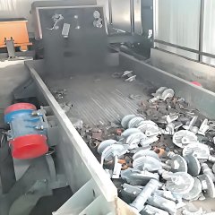 Vibration to remove sand