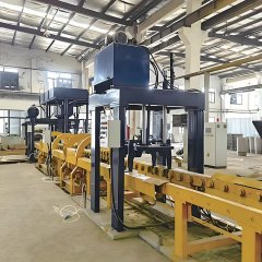 Iron mold sand coating production line