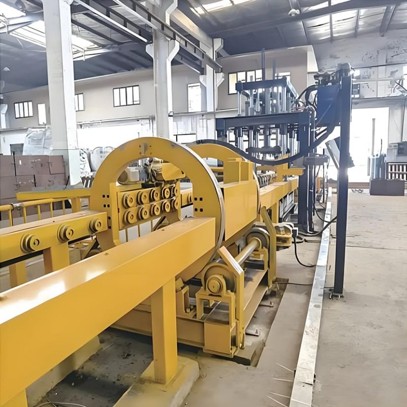 Iron mold sand coating production line